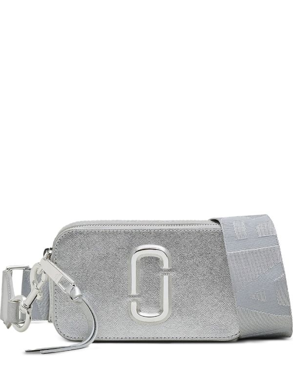 Marc Jacobs ザ メタリック スナップショット カメラバッグ | シルバー