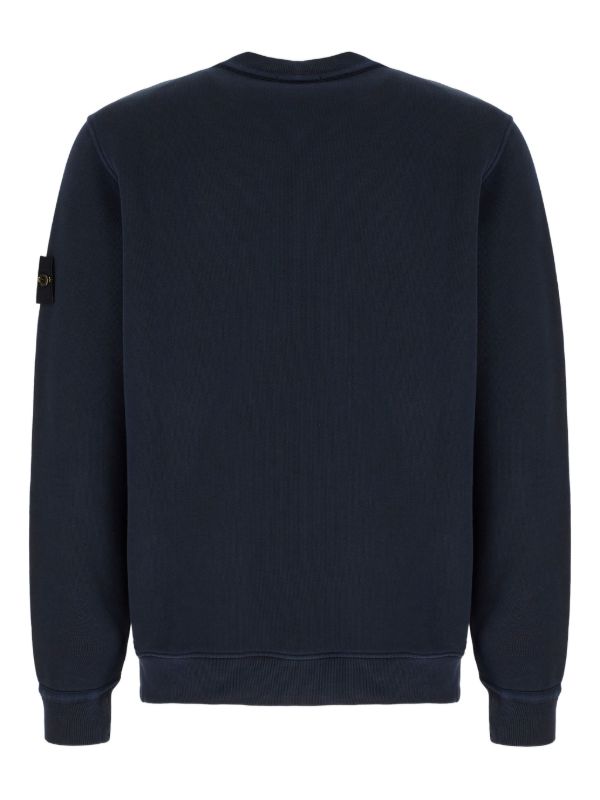 Stone Island ロゴ クルーネック スウェットシャツ | ブルー | FARFETCH JP