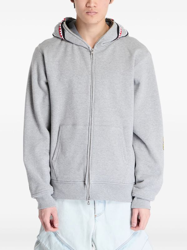 A BATHING APE® ジップアップ パーカー | グレー | FARFETCH JP