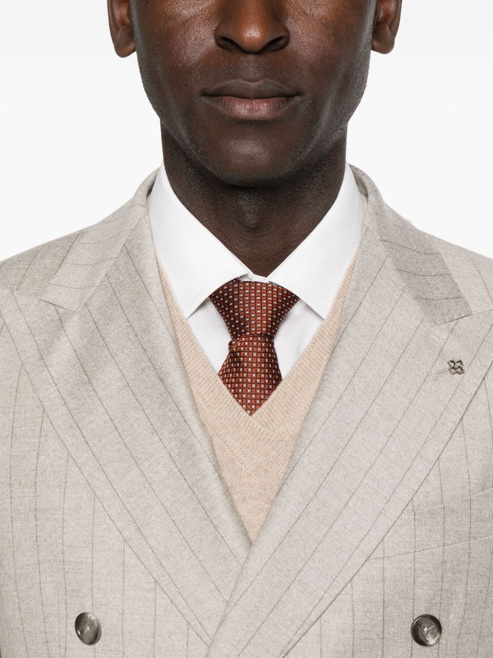 Tagliatore ピンストライプ ダブルスーツ | ニュートラル | FARFETCH JP