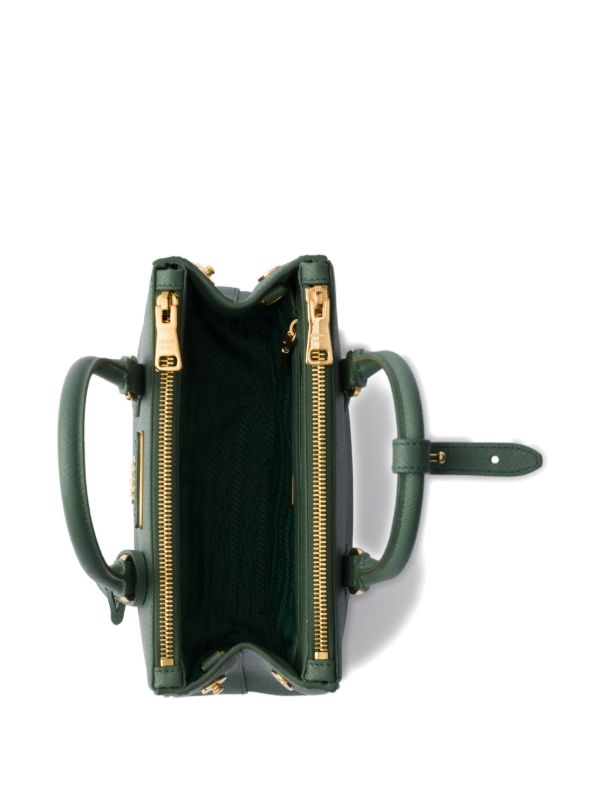 Prada ガレリア サフィアーノレザーバッグ | グリーン | FARFETCH JP