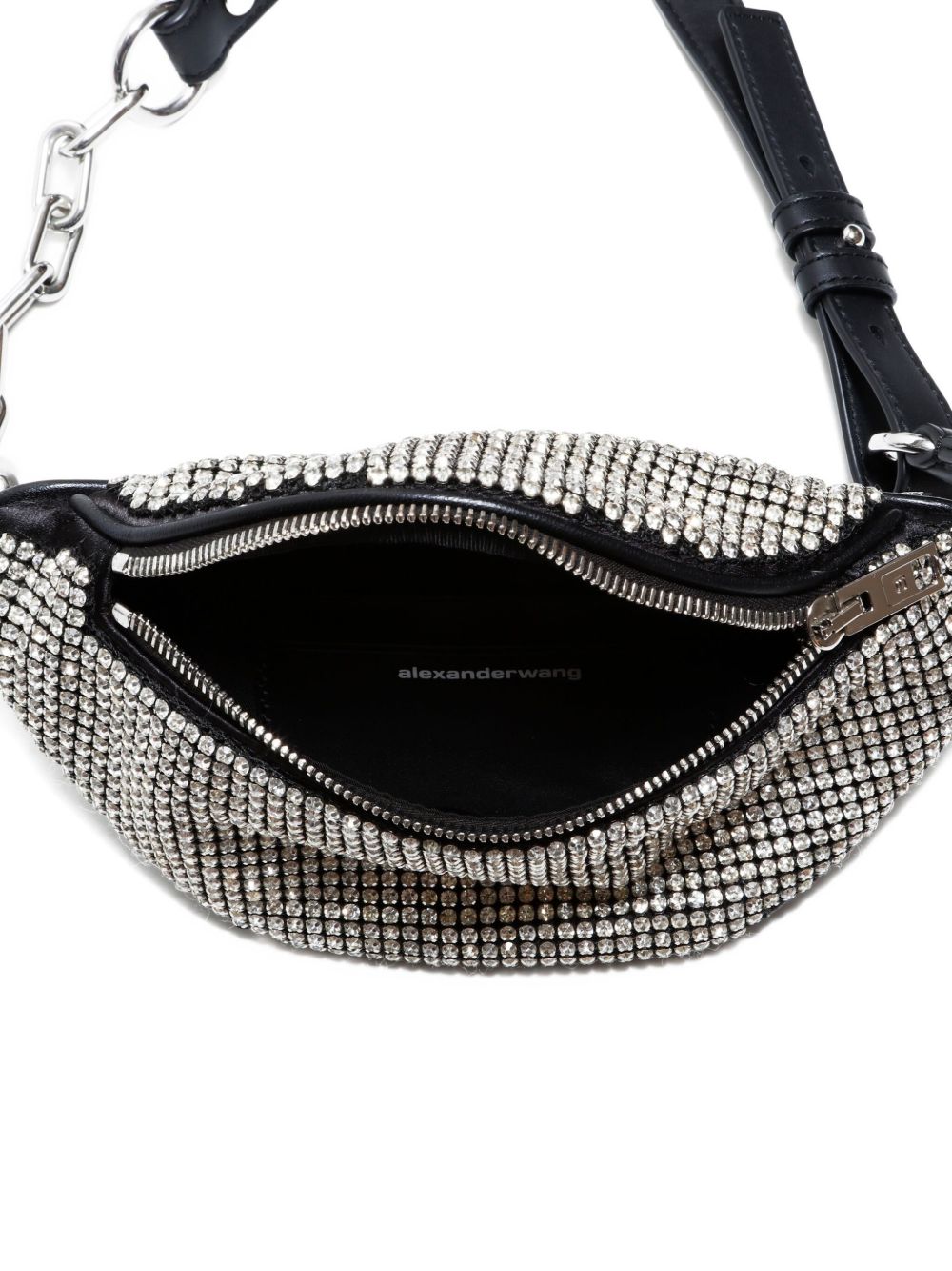 Pre-Owned Alexander Wang 2020-2025 ラインストーン ベルトバッグ