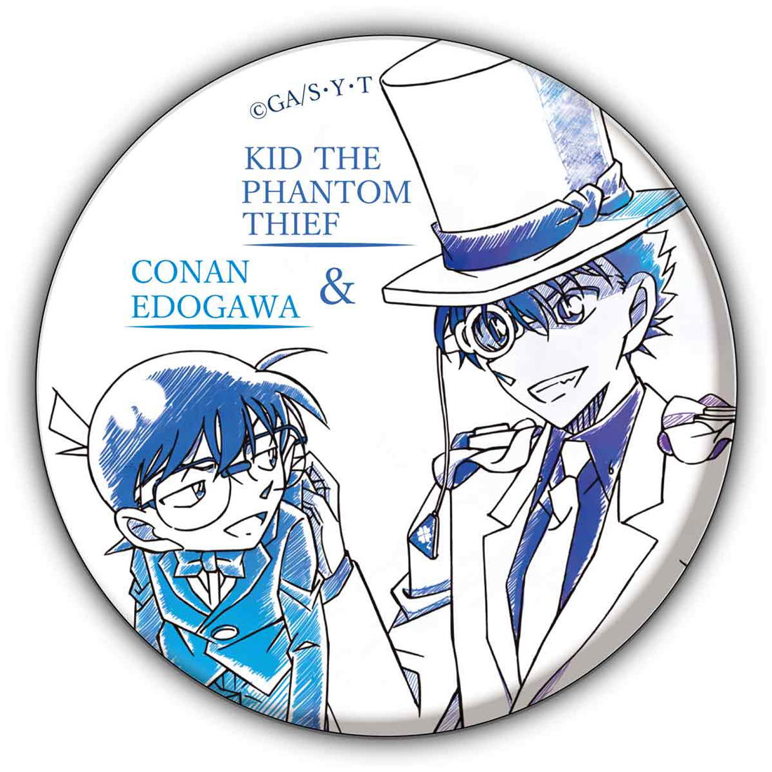 名探偵コナン 怪盗キッド 花冠缶バッジ 24個セット 名探偵コナン 怪盗