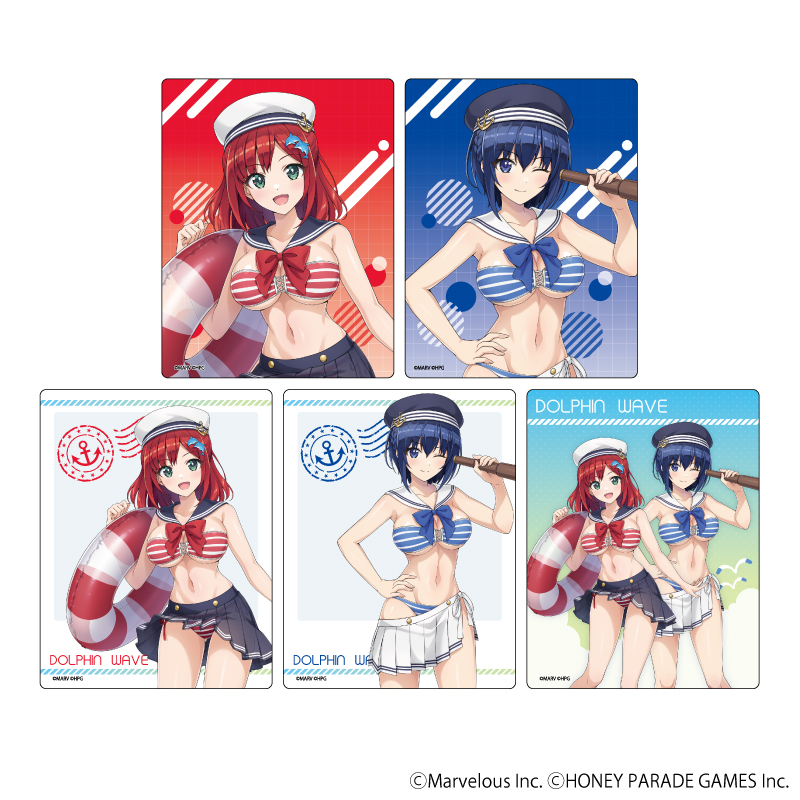 ドルフィンウェーブ_アクリルカード03/マリンセーラーver. BOX(全5種
