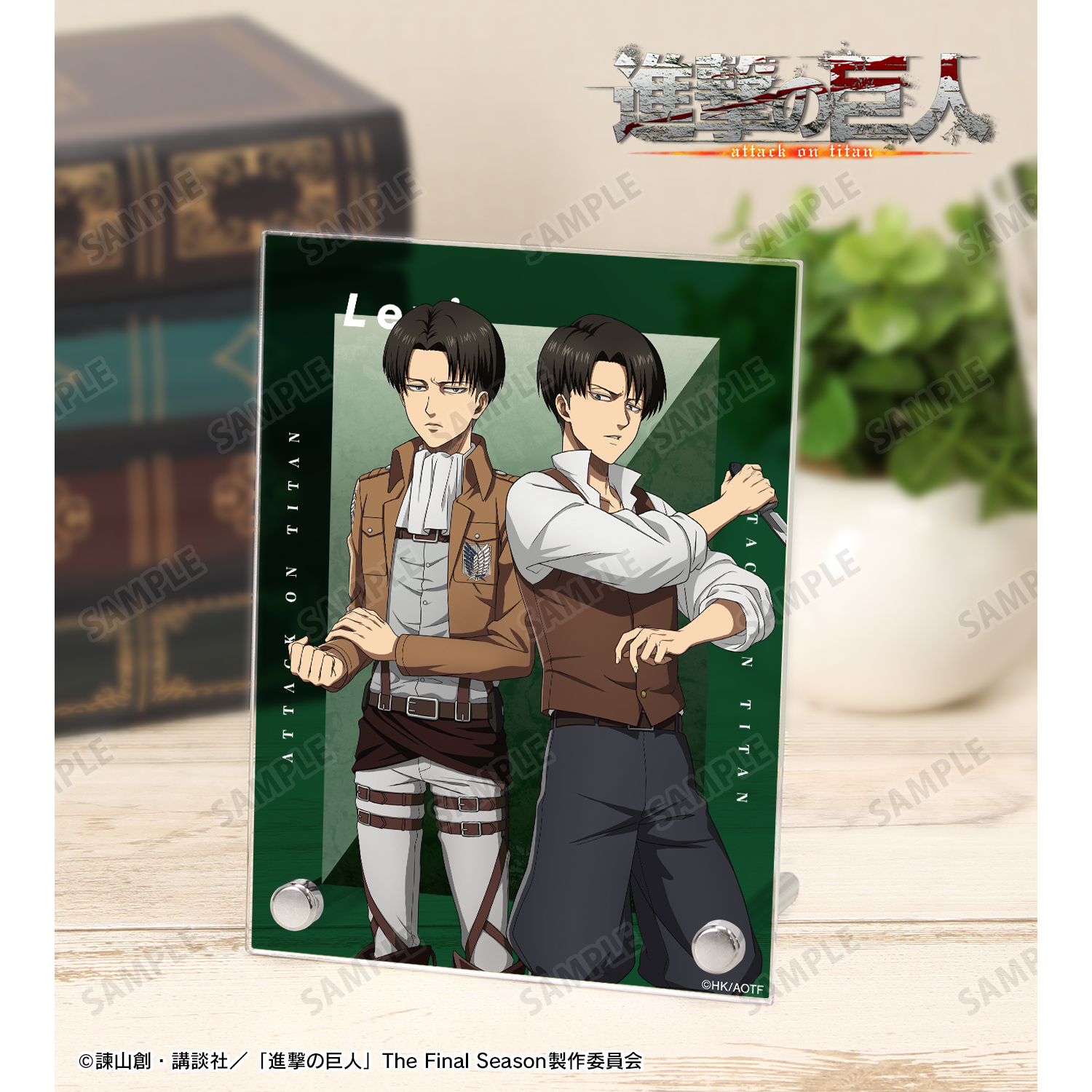進撃の巨人_描き下ろし リヴァイ 過去と現在ver. A6アクリルパネル