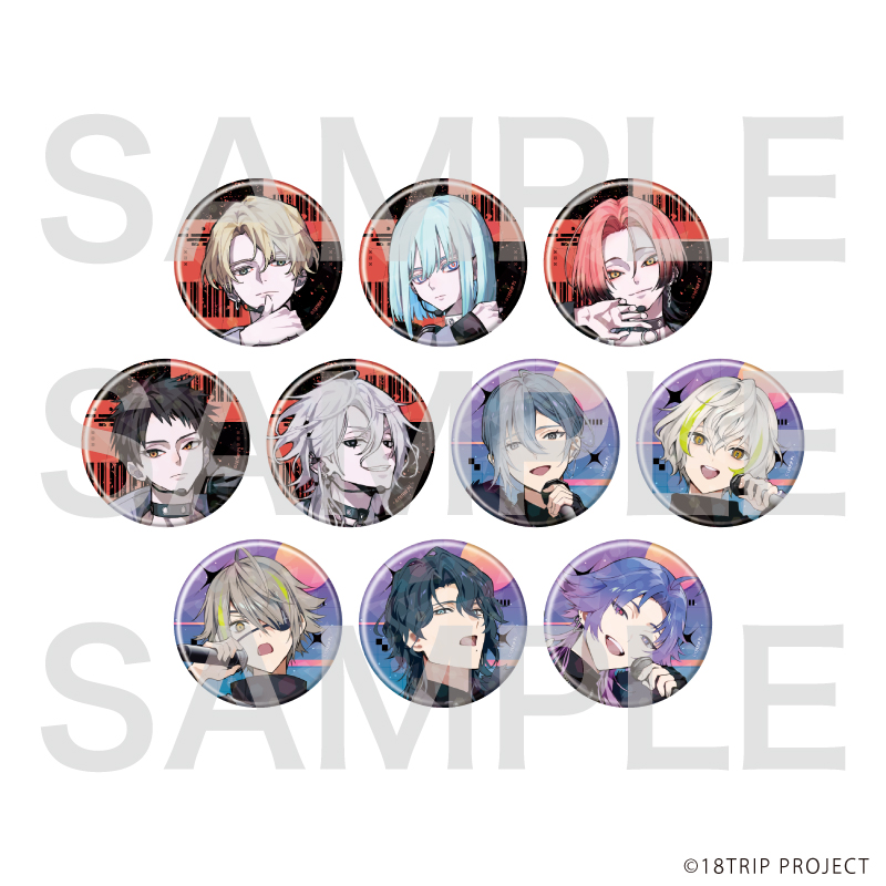 18TRIP エイトリ 斜木 七基 タワレコ ホログラム 缶バッジ 18TRIP
