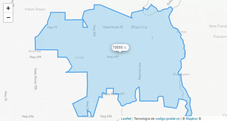 70555 ZIP Code - United States