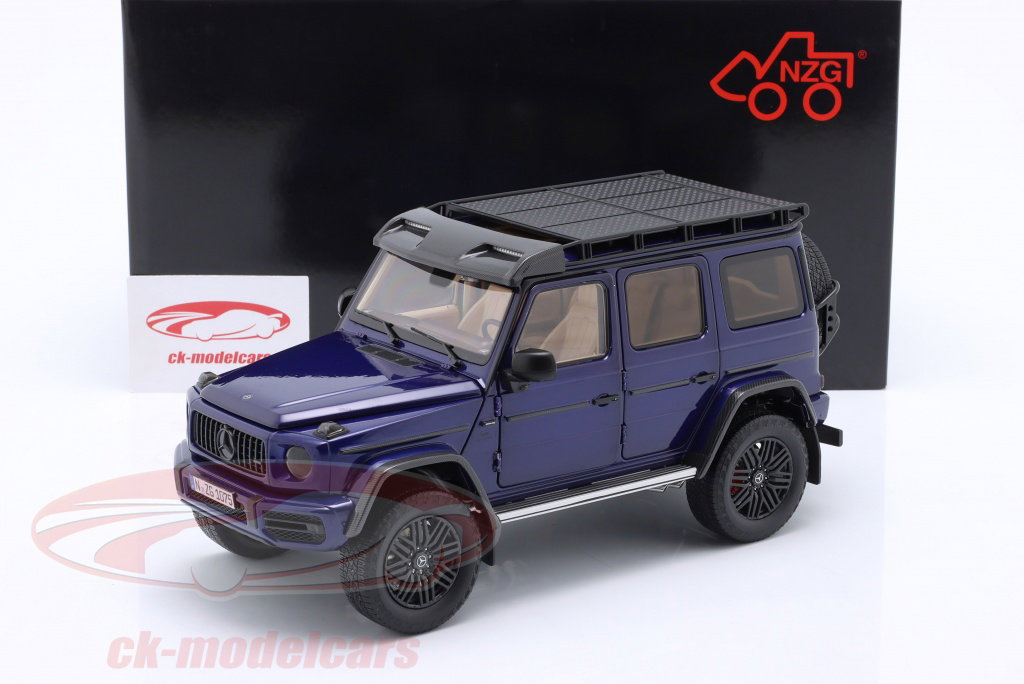 NZG 1:18 Mercedes-Benz G63 AMG (W463) 4x4 year 2023 mystic blue