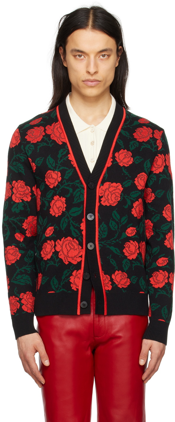 Ernest W. Baker Black Rose Cardigan Ernest W. Baker