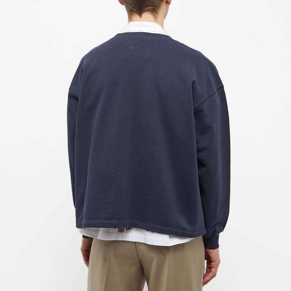 Bode Men's Pony Applique Crew Sweat in Midnight Bode