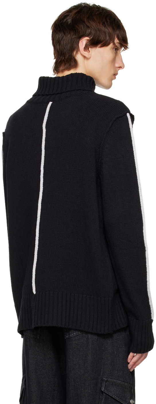EGONlab Black Wesley Turtleneck EGONlab