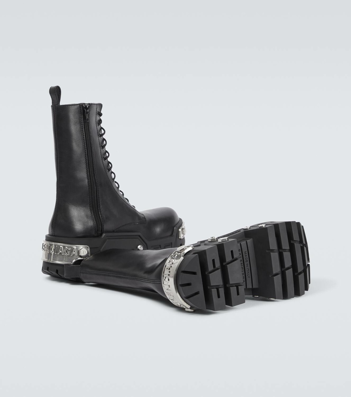 Balenciaga Bulldozer leather lace-up boots Balenciaga