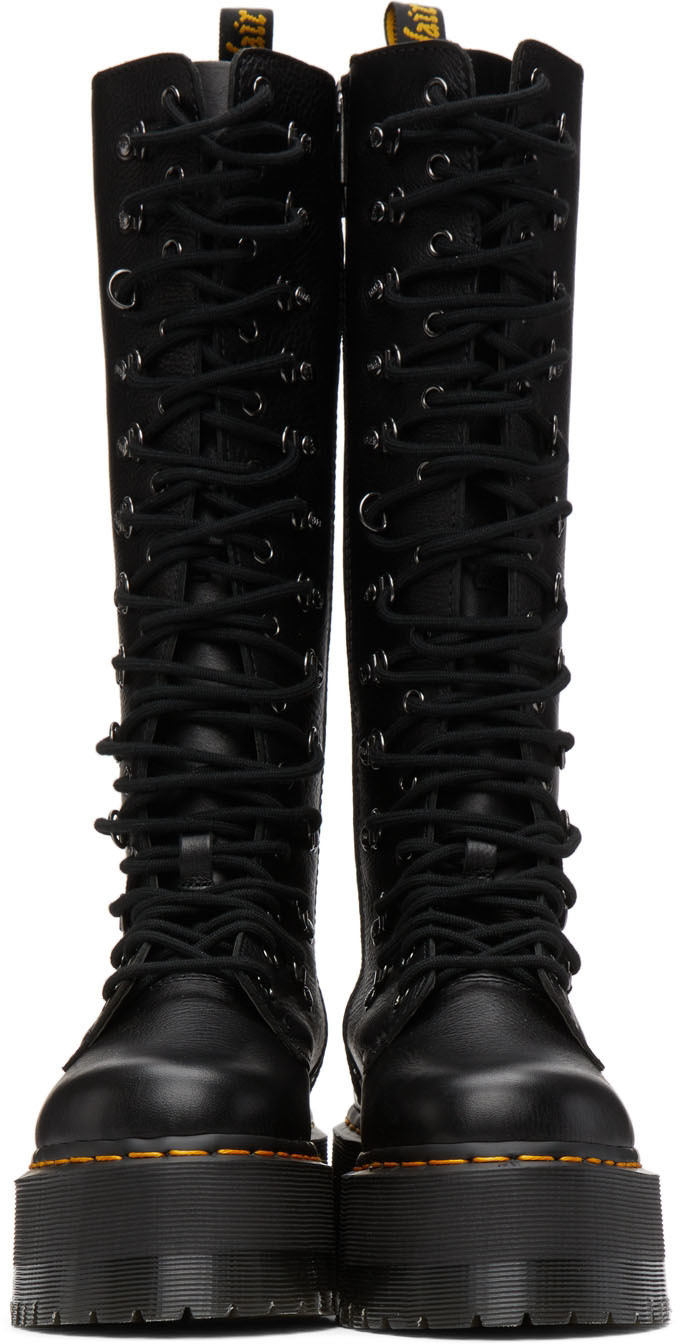 Dr. Martens Black 1B60 Max Hardware Platform Boots Dr. Martens