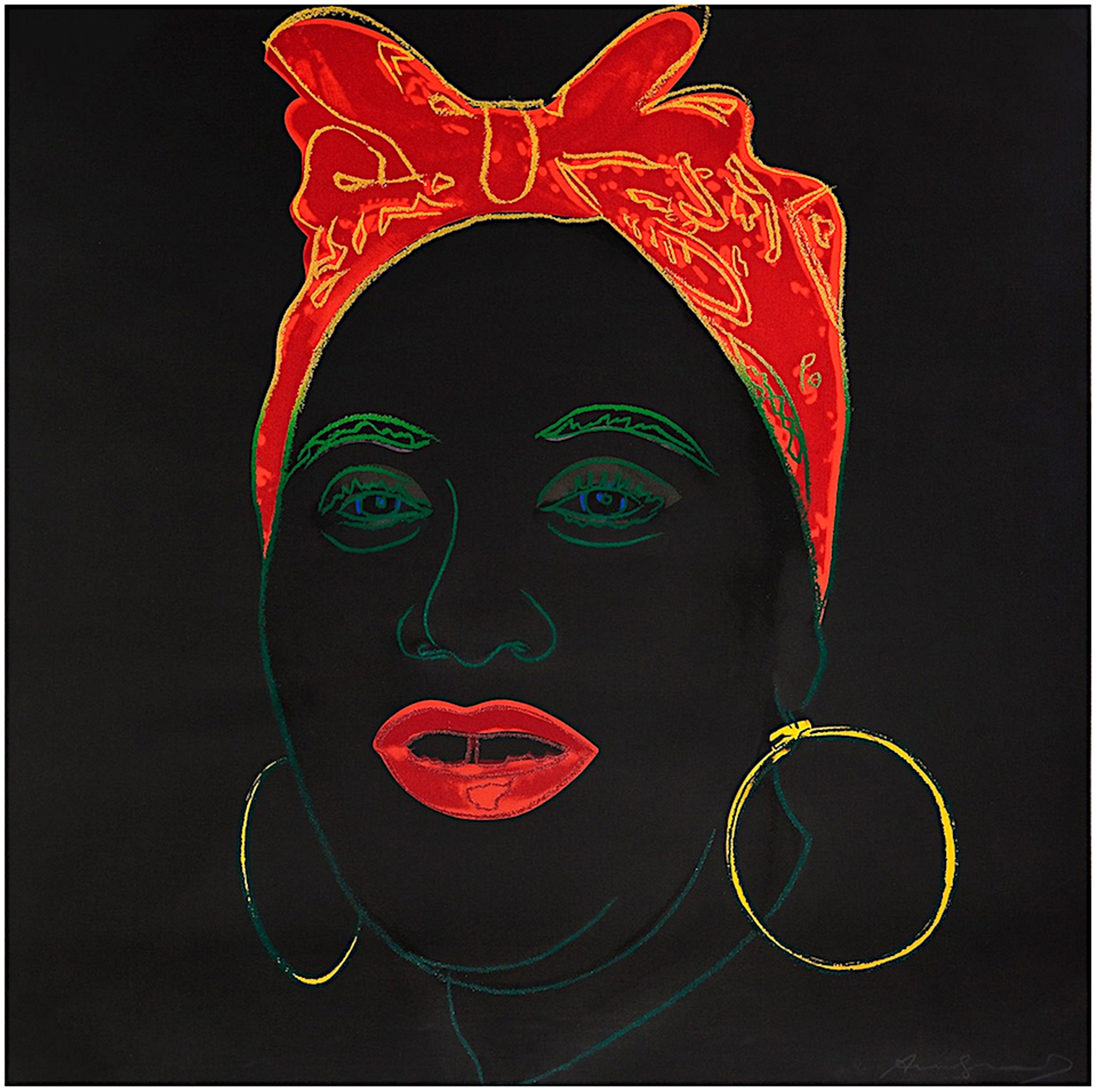 アンディ ウォーホル マミー ブラックマミー イベントポスター額装済