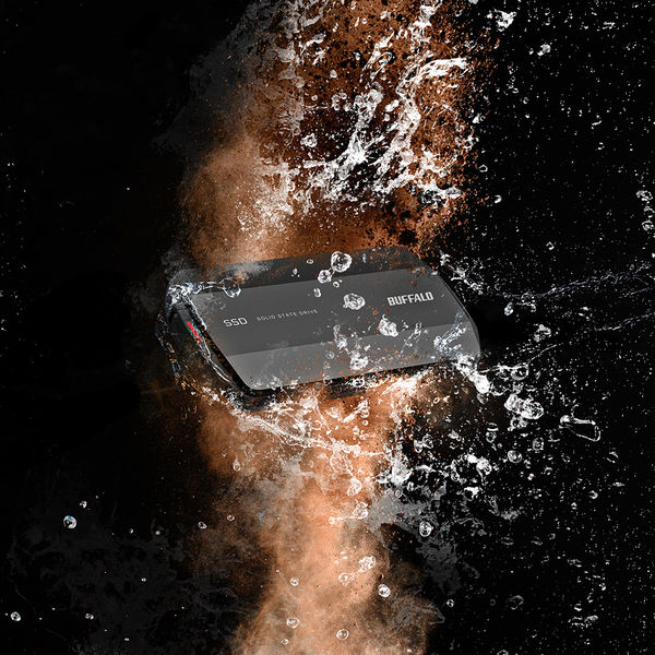 バッファロー ポータブルSSD 1TB SSD-PHP1.0U3-BA 1台 - アスクル