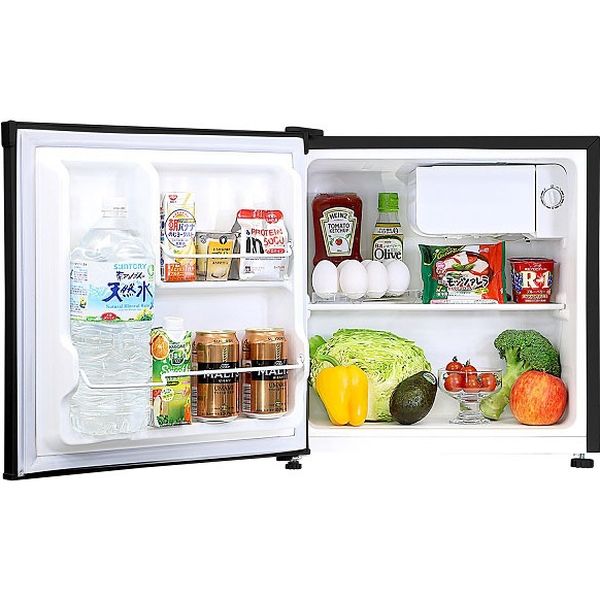 A-Stage コンパクトタイプ1ドア冷蔵庫46L シルバー AS-R46SL-100 1台