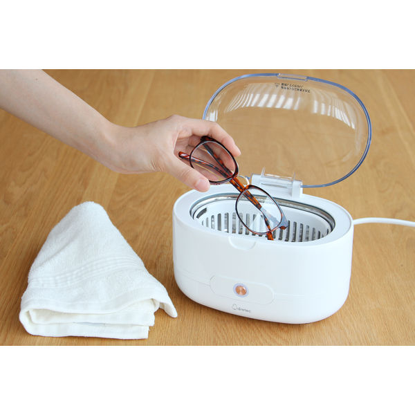 ドリテック 超音波洗浄器「ソニクリア コフレ」ホワイト UC-504WT 1台