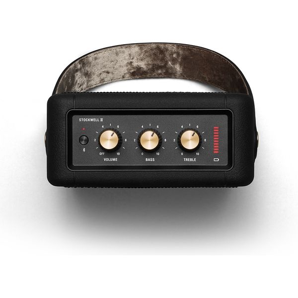 Marshall ワイヤレスポータブルスピーカー ブラック&ブラス STOCKWELL2