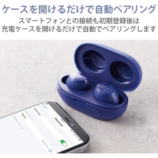 完全ワイヤレスイヤホン Bluetooth 無線 AAC対応 C充電 カナル型