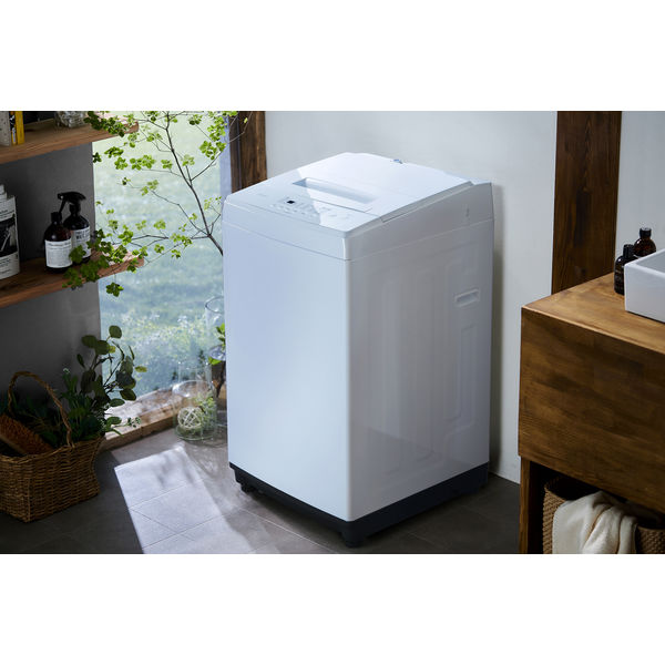 アイリスオーヤマ 全自動洗濯機 5.0kg 幅55.5×奥行52.5×高さ92cm IAW