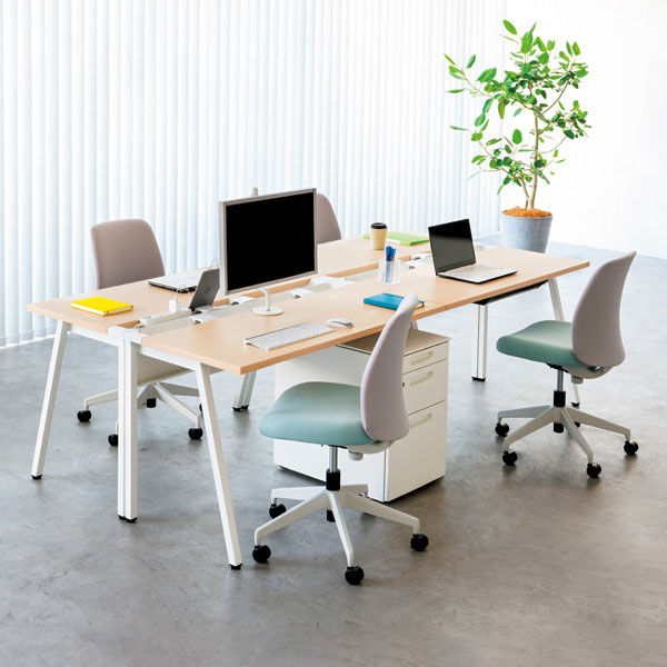 組立設置込】 コクヨ リーンデスク 平机 幅1200×奥行700×高さ720mm 脚