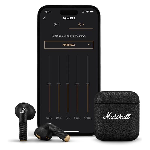 Marshall インナーイヤー型完全ワイヤレスイヤホン ブラック