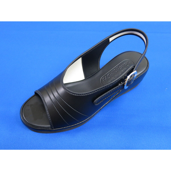 佐藤員彬商店 ナースサンダル 黒 S 234-BK 1足 サンダル（直送品