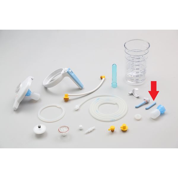 新鋭工業 ミニック-2・セパ-2用 吸引瓶パイプ D7306-MS2 1セット(5個