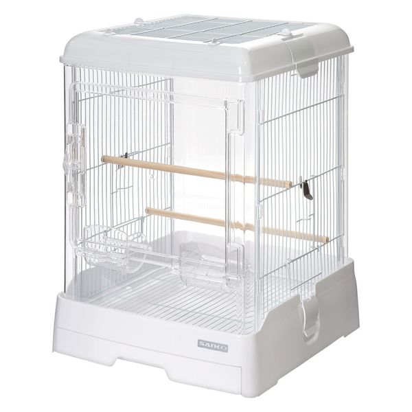 三晃商会 イージーホーム クリアバード37WH ホワイト(幅380×奥行430×高