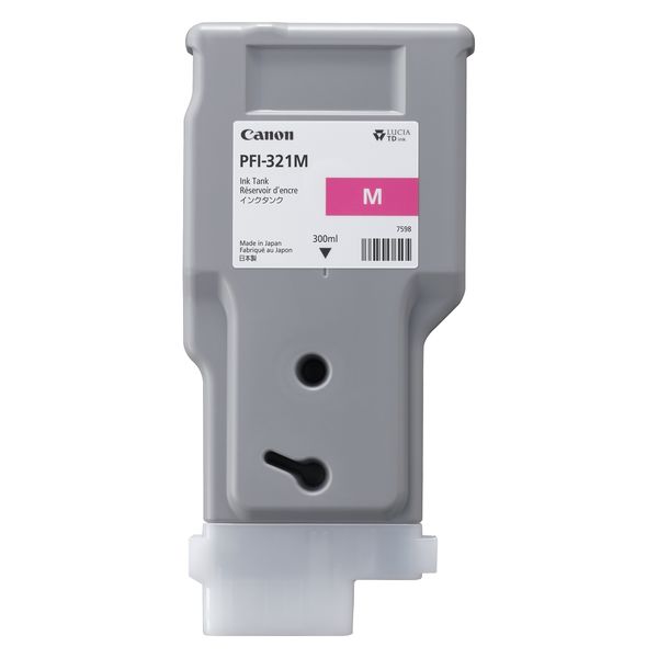 キヤノン（Canon） 純正インクタンク PFI-321M マゼンタ 1個 - アスクル