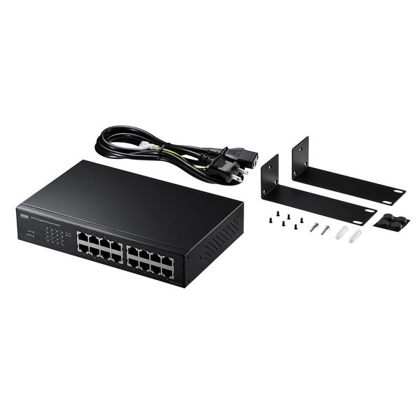 サンワサプライ Giga対応スイッチングハブ(16ポート) ループ検知機能