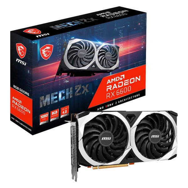 グラフィックボード MSI Radeon RX 6600 MECH 2X 8G GDDR6 AMD