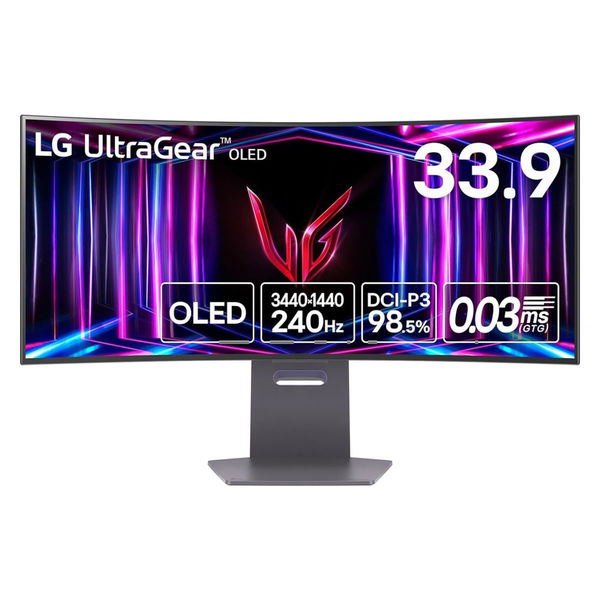 LG Electronics Japan 33.9インチ 曲面型有機EL ゲーミングモニター