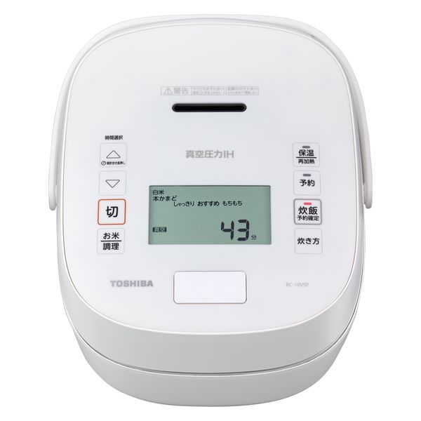 東芝 炊飯器 RC-10VSP(W) 1台 - アスクル