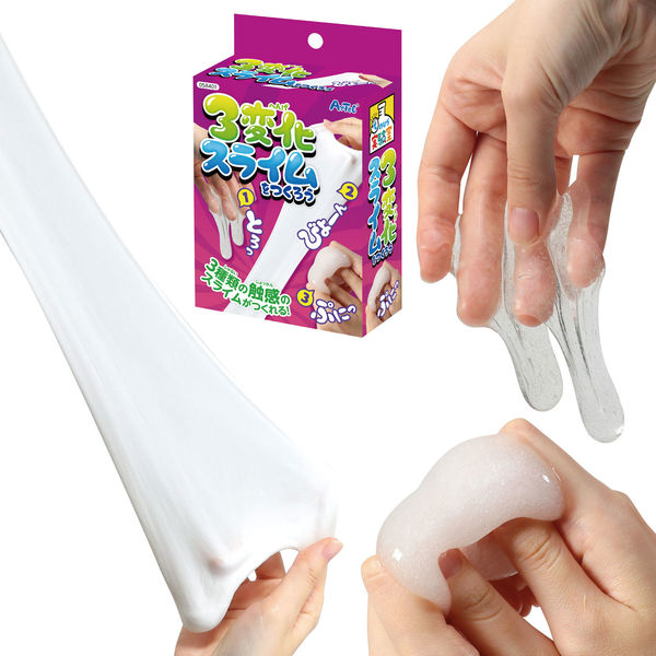 アーテック 三変化スライム 58401 1セット(4包)（直送品） - アスクル