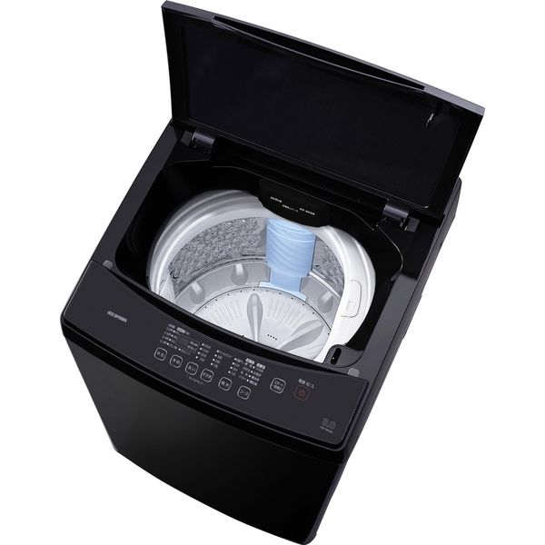 アイリスオーヤマ 全自動洗濯機 8.0kg ガラス扉タイプ IAW-T805BL-B 1