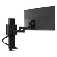 エルゴトロン モニターアーム マットブラック 49インチ（9.1~19.1kg