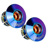 GORIX GX-ZZCAP 虹色金属感CNCバーエンドキャップ 42851 1セット(2個入