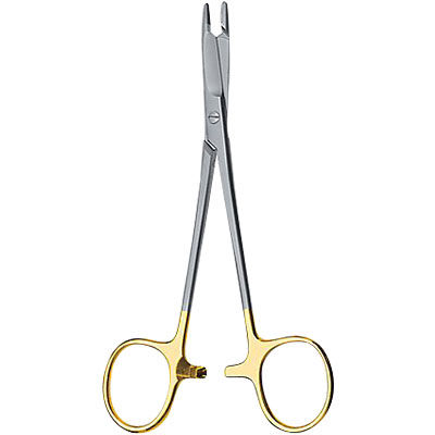 YDM 剪刀付き持針器（ヘガール・オルソン） 170mm BA57S 8-9302-02