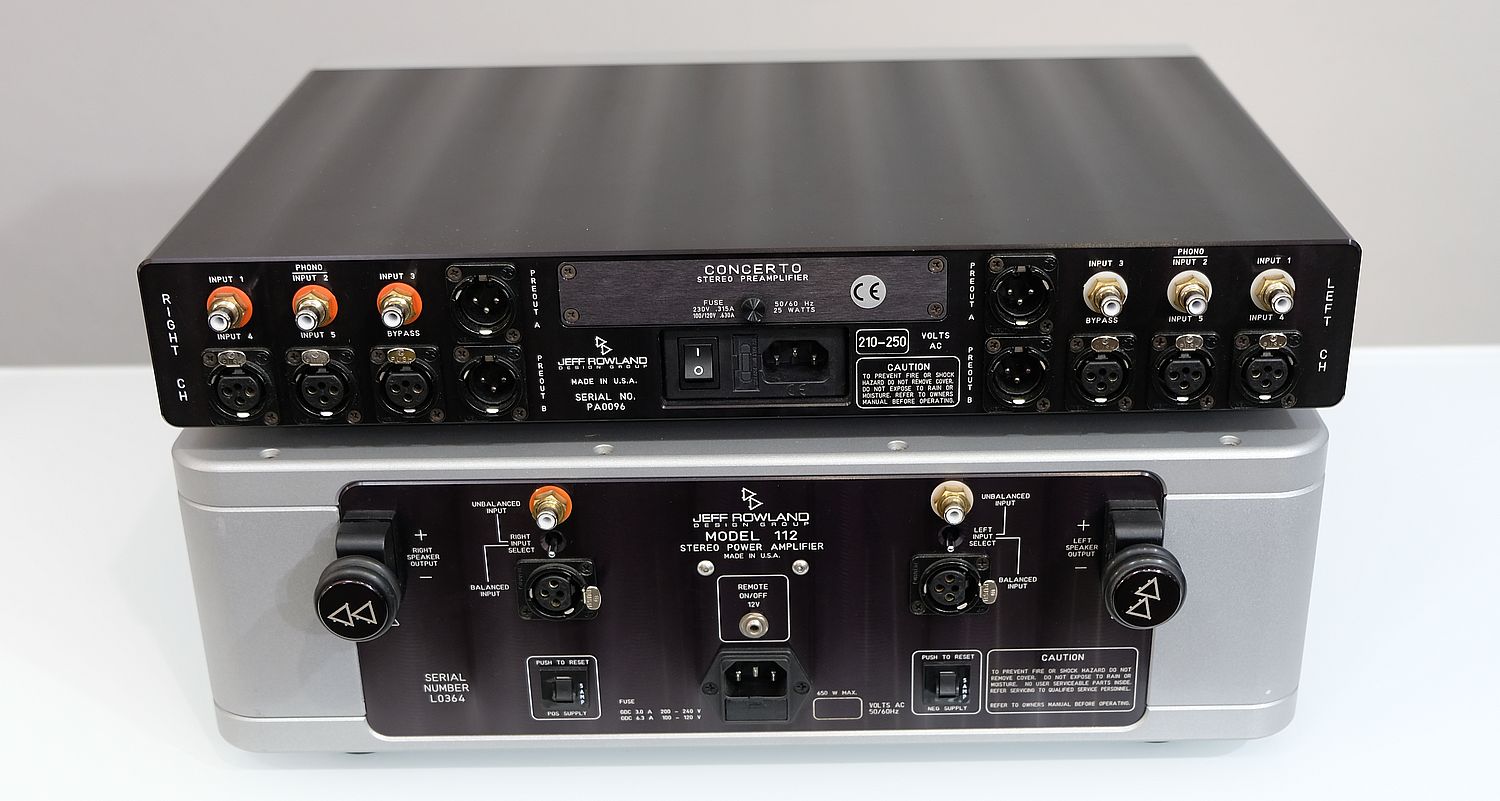 Jeff Rowland Concerto - Model 112 - Audio Construction | Hi-Fi