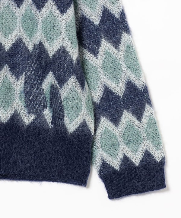 BEAMS BEAMS / Tite Border Knit Pullover (tops knit DAIRIKU sweater