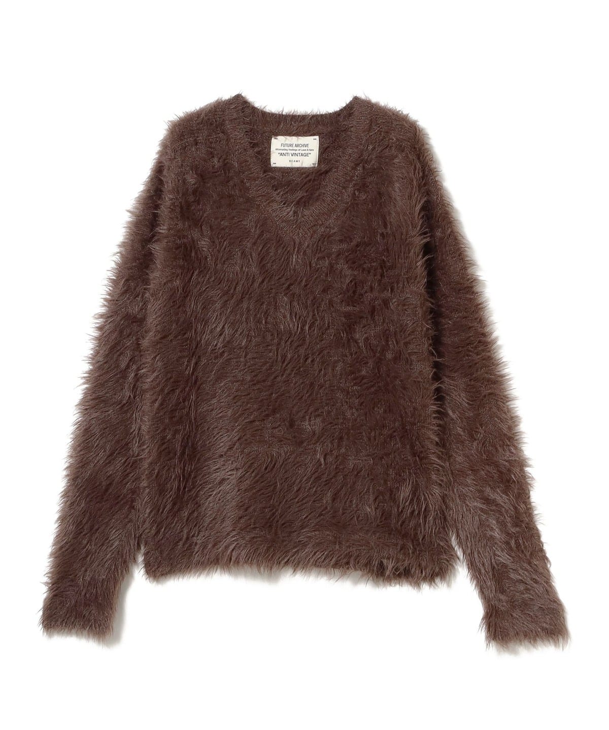 BEAMS（ビームス）FUTURE ARCHIVE / SHAGGY VNECK KNIT（トップス