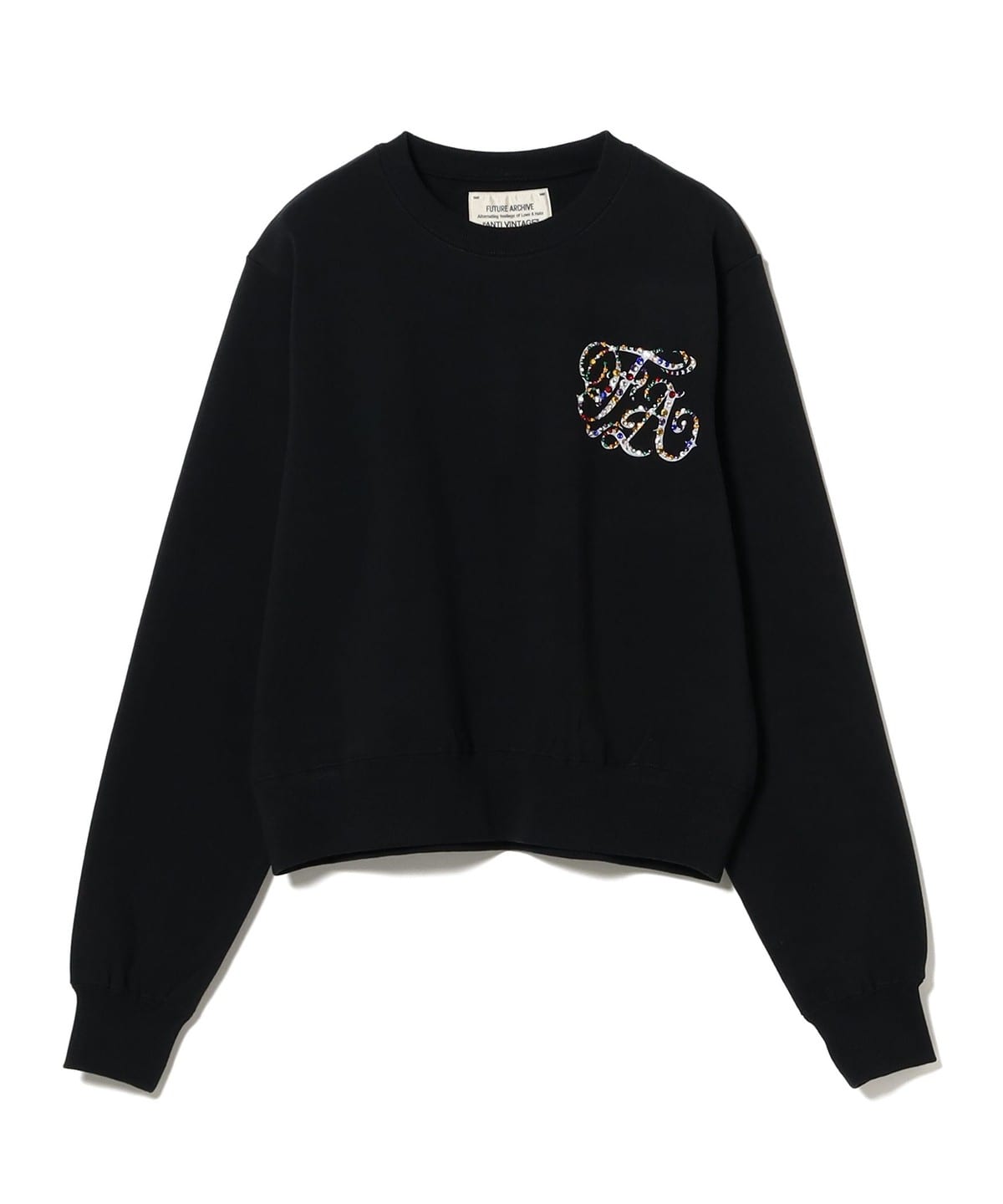 BEAMS（ビームス）FUTURE ARCHIVE / RHINESTONE LOGO SWEAT（トップス