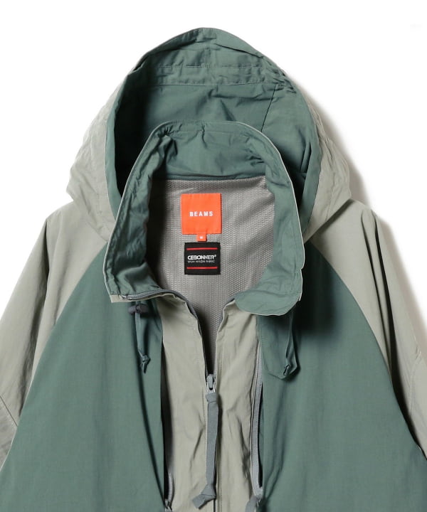 BEAMS（ビームス）2トーン ナイロン テック ジャケット（ブルゾン