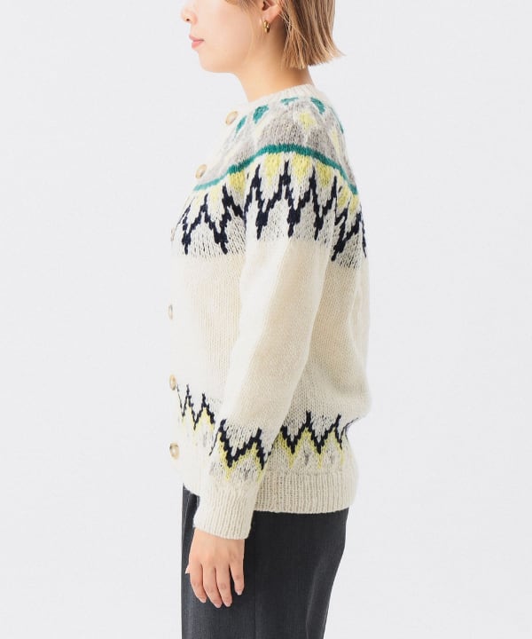 BEAMS BOY（ビームス ボーイ）ハンド ノルディック カーディガン