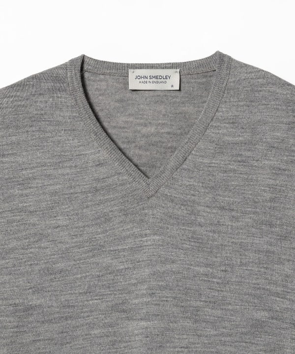 BEAMS F（ビームスF）JOHN SMEDLEY / PACKHAM 30ゲージ Vネックニット