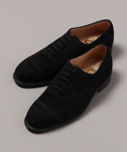 BEAMS F（ビームスF）CHEANEY / スエード セミブローグ シューズ