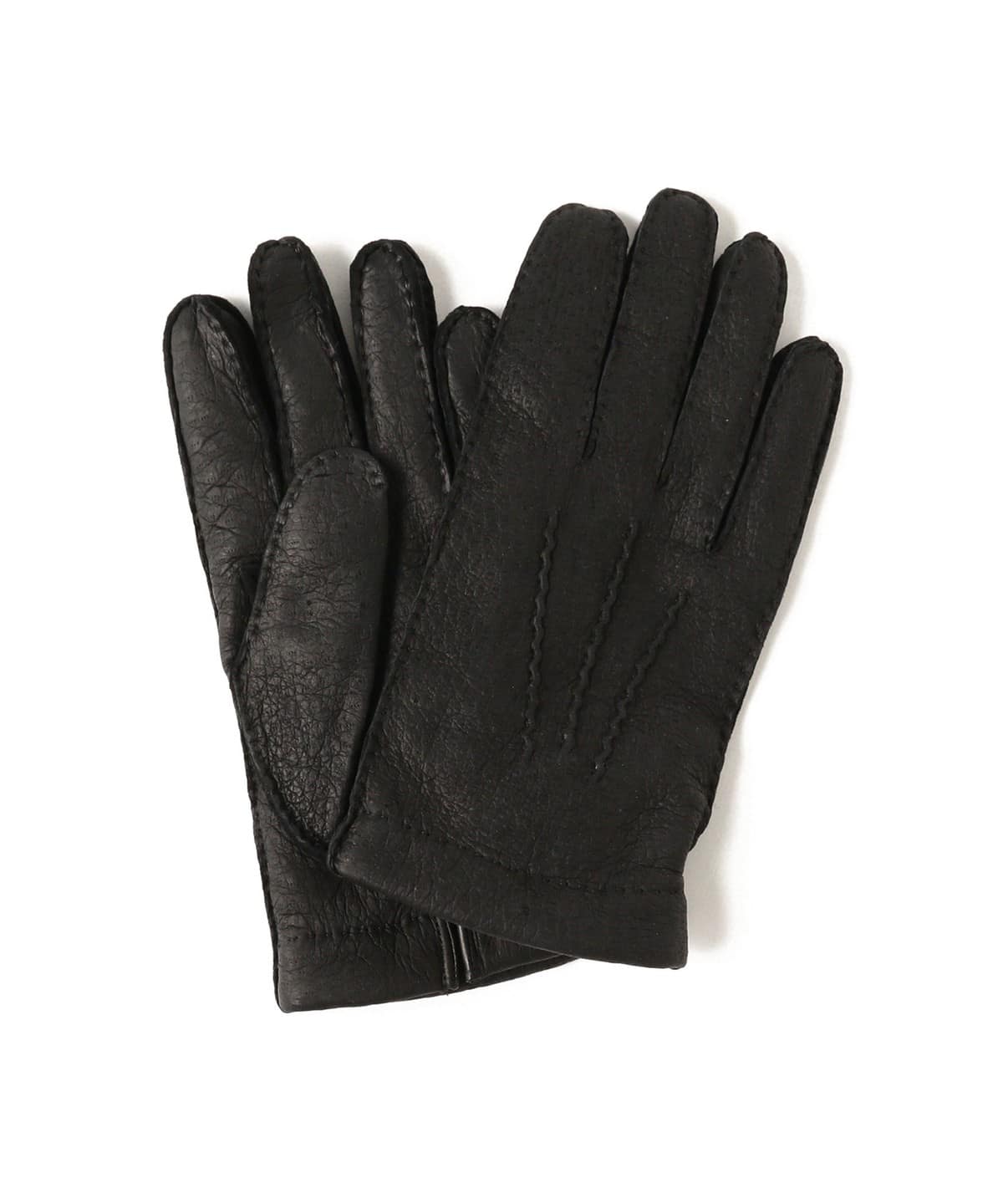 BEAMS F（ビームスF）DENTS / ペッカリーレザー カシミヤライニング