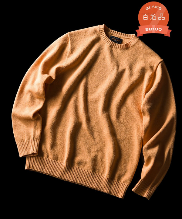 BEAMS PLUS（ビームス プラス）Crew LilyYarn 7G（トップス ニット