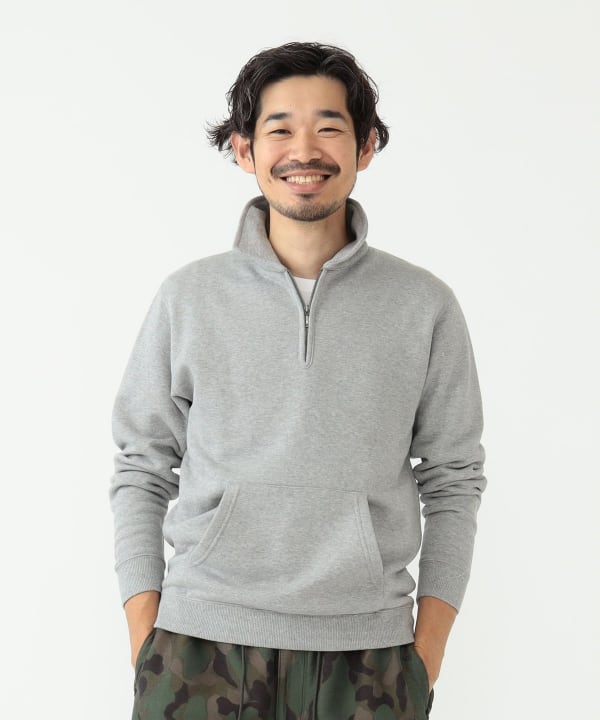 BEAMS PLUS（ビームス プラス）Sweat Half Zip（トップス スウェット